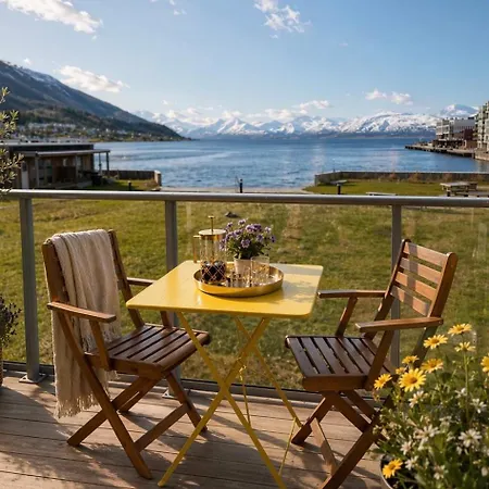 Apartmán Beautiful Oceanfront L Balcony & Amazing View Tromsø